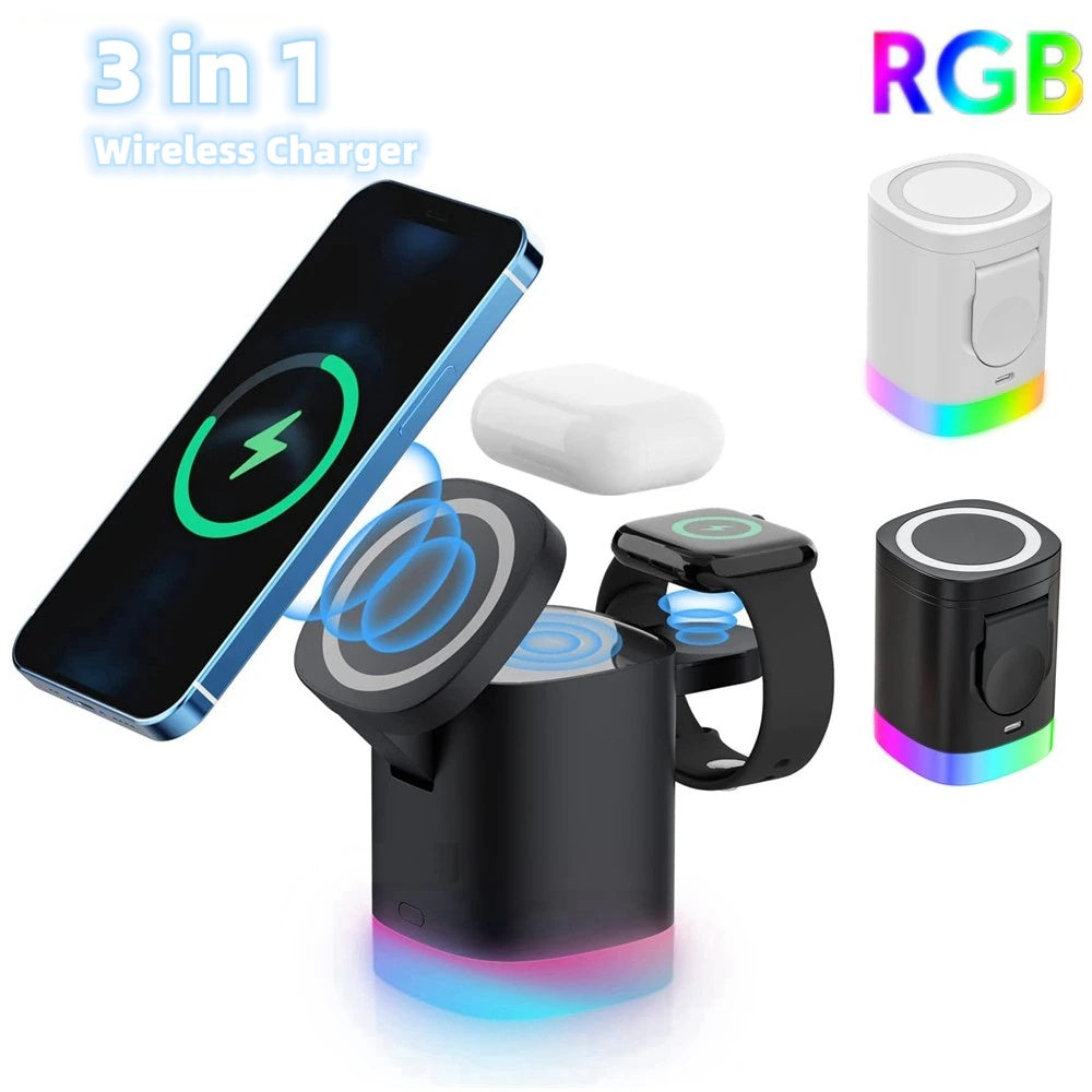 Magnetic Wireless Fast Charger by DREAMILLIUM