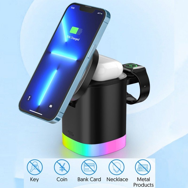 Magnetic Wireless Fast Charger by DREAMILLIUM