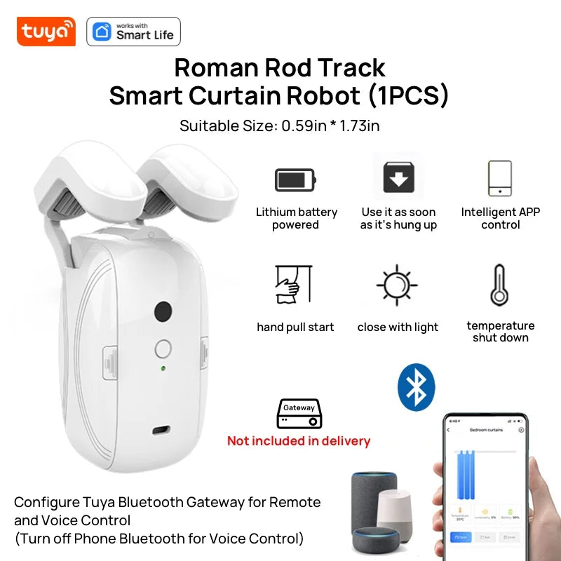 Tuya Smart Curtain Robot by DREAMILLIUM