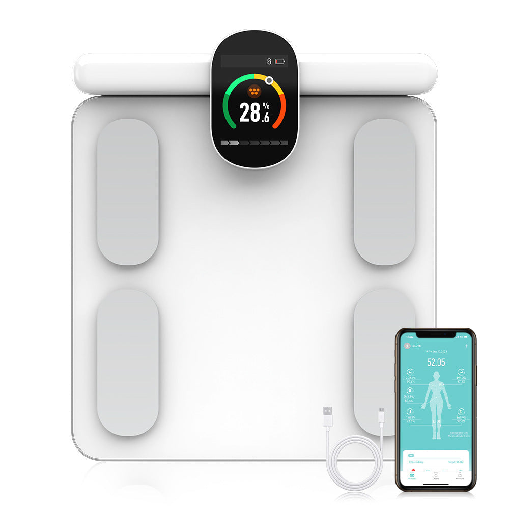 Intelligent Eight-electrode Body Fat Scale, High-precision Professional Body Fat Scale